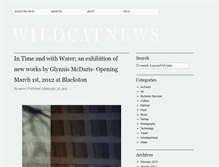 Tablet Screenshot of news.wildcatnyc.com